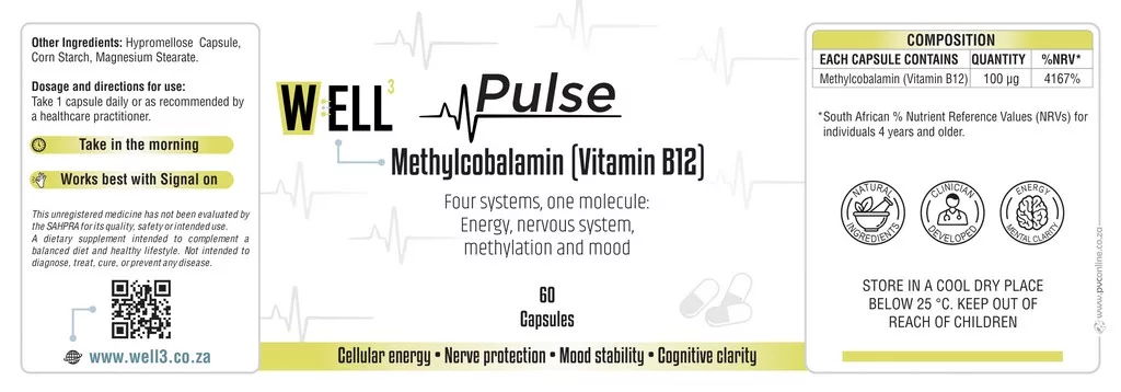 PULSE — Vitamin B12 (Methylcobalamin) product label