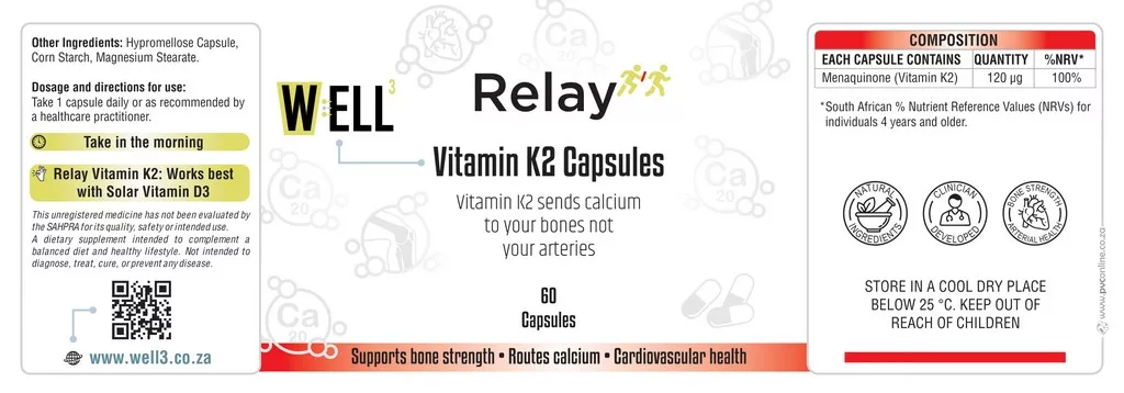 RELAY — Vitamin K2 (MK-7) product label